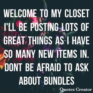 🖤🖤WELCOME TO MY CLOSET🖤🖤